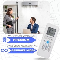 Controle Remoto Compatível com Springer Midea – Ar Condicionado Split Fácil Instalação - imagem 4