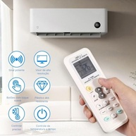 Controle Remoto Universal para Ar-Condicionado – Compatível com LG, Samsung, Consul, Philco, Springer e Electrolux – Display LCD com Temperatura, Fácil Configuração - imagem 3