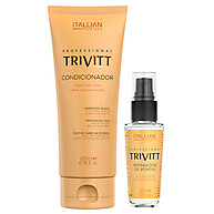 Condicionador Trivitt 200ml + Reparador de Pontas – Hidratação e Brilho em Um Só Kit - imagem 1