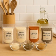 Temperos e Condimentos Culinários Naturais Sem Conservantes Essenciais (Kit 6 Temperos Básicos) - imagem 3