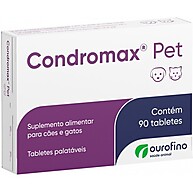 Condromax Pet 90 Tabletes – Suplemento Ideal para Cães e Gatos - imagem 1