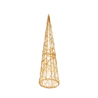 Cone Decorativo Dourado: Elegância para seu Natal! - imagem 1