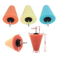Cone de Polimento de Esponja Cônica para Broca ROS - Kit Profissional para Acabamento Impecável em Carros, Barcos e Motocicletas - imagem 4