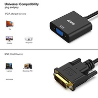 BENFEI DVI-D para VGA: Conecte seu PC com Imagem 1080p de Alta Qualidade! - imagem 4