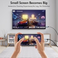 Cabo Lulaven 2 em 1 Lightning/Tipo-C para HDMI: Conecte iPhone e iPad à TV em Alta Definição! - imagem 5
