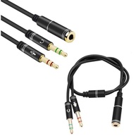 Cabo Adaptador P2 Macho para P3 Fêmea: Conecte Seu Microfone e Fone em Um Só Lugar! - imagem 3