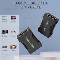 Adaptador Emenda HDMI VENTION 4K@60Hz: Conecte e Expanda com Qualidade Superior - imagem 3