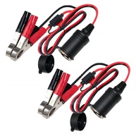 Adaptador KUNCAN: Conecte seus Dispositivos 12V com Segurança e Praticidade | Clipes Jacaré e Soquete Isqueiro - imagem 2