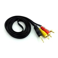 Cabo P2 para 3 RCA 2 Metros: Conecte PS1, PS2, Receivers e Mais com Áudio e Vídeo de Qualidade! - imagem 2
