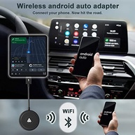 OMNET Adaptador Android Auto Sem Fio: Liberdade e Conectividade Instantânea no Seu Carro - imagem 4