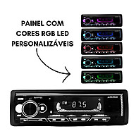 Rádio Automotivo Bluetooth 50W: Som e Conectividade! - imagem 2