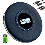 Leitor de CD Portátil Disman: Reviva sua Música com Bateria Recarregável e Conectividade Moderna - imagem 1