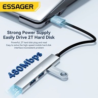 Hub USB-C 4 em 1 Essager: Expanda Sua Conectividade! - imagem 4