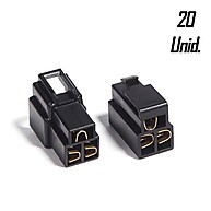 Conector 3 Vias Technoise: Kit 20 Com Trava! - imagem 1