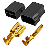 Conector Elétrico 4 Vias: 10 Pares Macho/Fêmea - imagem 1