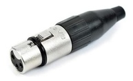 Kit 10 Conectores XLR Fêmea Santo Angelo SA2X: Conexão Profissional e Durável - imagem 2
