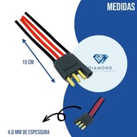Kit 5 Conectores 4 Vias 4mm Plug Caixa Som - Engate Rápido e Seguro - imagem 3