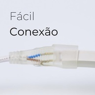 Cabo Rabicho P/ Mangueira LED Neon 110V/220V - Conexão Segura e Versátil - imagem 2