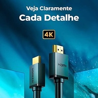 Cabo HDMI 3 Metros QCYDOBRASIL 4K 3D - Conexão Premium para sua TV e Monitor - imagem 3