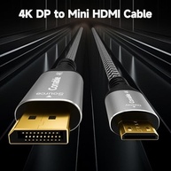 Cabo DisplayPort para Mini HDMI 4K 60Hz - Conexão Unidirecional de Alta Performance - imagem 3