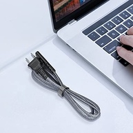 Cabo de Alimentação CA 2M 7A 125V 18AWG - Conexão Segura para PS4, PS5, TV, Monitor e Mais! - imagem 3