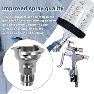Adaptador de Pistola SuperDi 26046 PPS 2.0 - Conexão Universal para Sistema de Pintura - imagem 5
