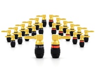 Plugues Banana 90 Graus Sewell: Conexão Rápida e Som Cristalino (12 Pares) - imagem 1