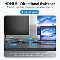 Switch HDMI 4K VENTION: Simplifique sua Conexão! - imagem 2
