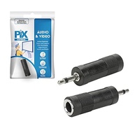 Adaptador P2 Macho Mono para P10 Fêmea Mono: Conexão Universal para Áudio - imagem 2