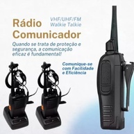 Kit 2 Rádios Comunicadores Walkie Talkie Baofeng BF-777S com Fone - Comunicação Confiável - imagem 5