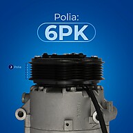 Compressor de Ar Condicionado Delphi CS10060 para Celta, Corsa e Prisma – Original e Confiável - imagem 2