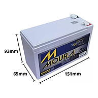 Bateria Moura 12V 9Ah: Energia Confiável! - imagem 2