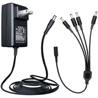 Fonte 12V 2A Universal + Divisor 4 Vias: Energia Confiável para Câmeras e LEDs - imagem 2