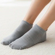 Meias de Algodão Cano Curto: Kit 10 Pares Confortáveis - imagem 2