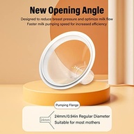 Flange Bomba Tira Leite Ainoli 24mm - Silicone Macio, Confortável e Ergonômico - imagem 4