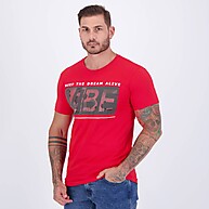 Camiseta Vibe Vermelha: Seu Estilo Casual e Confortável - imagem 2
