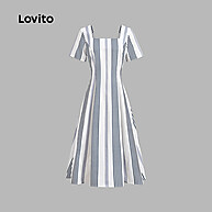 Vestido Listrado Lovito: Casual e Confortável - imagem 2