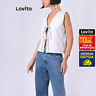 Lovito Colete com Laços Frontais – Elegante e Confortável - imagem 2