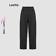 Calça Listrada Plus Size Lovito: Elegante e Confortável - imagem 2