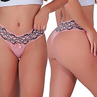 Tanga Lola: Kit 3 Microfibra Sexy e Confortável - imagem 2
