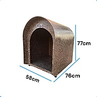 Casinha Ecológica para Pet Iglu Nº5 – Sustentável e Confortável - imagem 1