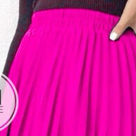 Saia Midi Plissada Feminina Duna Crepe – Moda Evangélica Confortável - imagem 2