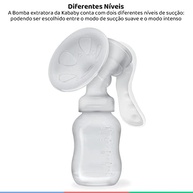 Bomba Tira Leite Manual KaBaby - Extração Confortável e Prática para Mães Modernas - imagem 5