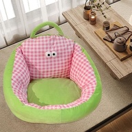 Poltrona Infantil Rosa com Assento Tatami Estofado - Encosto Confortável para Quarto e Sala - imagem 3