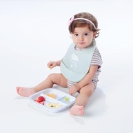 Pimpolho Babador de Silicone Ajustável – Proteção Confortável e Estilosa para Bebês - imagem 3