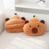 Kit 2 Capas de Cinto de Segurança Pelúcia Capivara - Conforto e Fofura para Seu Carro - imagem 4