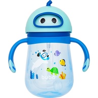 Copo com Válvula Anticolica Mergulho 400ml Buba Azul - Segurança e Conforto para Bebês - imagem 1