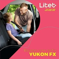 Assento de Carro Booster Litet Yukon Isofix Preto (15-36kg) - Segurança e Conforto para Crianças - imagem 3