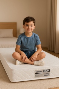 Colchão Infantil Sensor Premium D20 148x68cm - Conforto e Suporte para o Crescimento - imagem 1