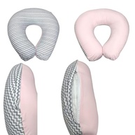 Almofada de Amamentação Bebê Luma Baby - Conforto Ergonômico com Estilo Coroa Rosa - imagem 4